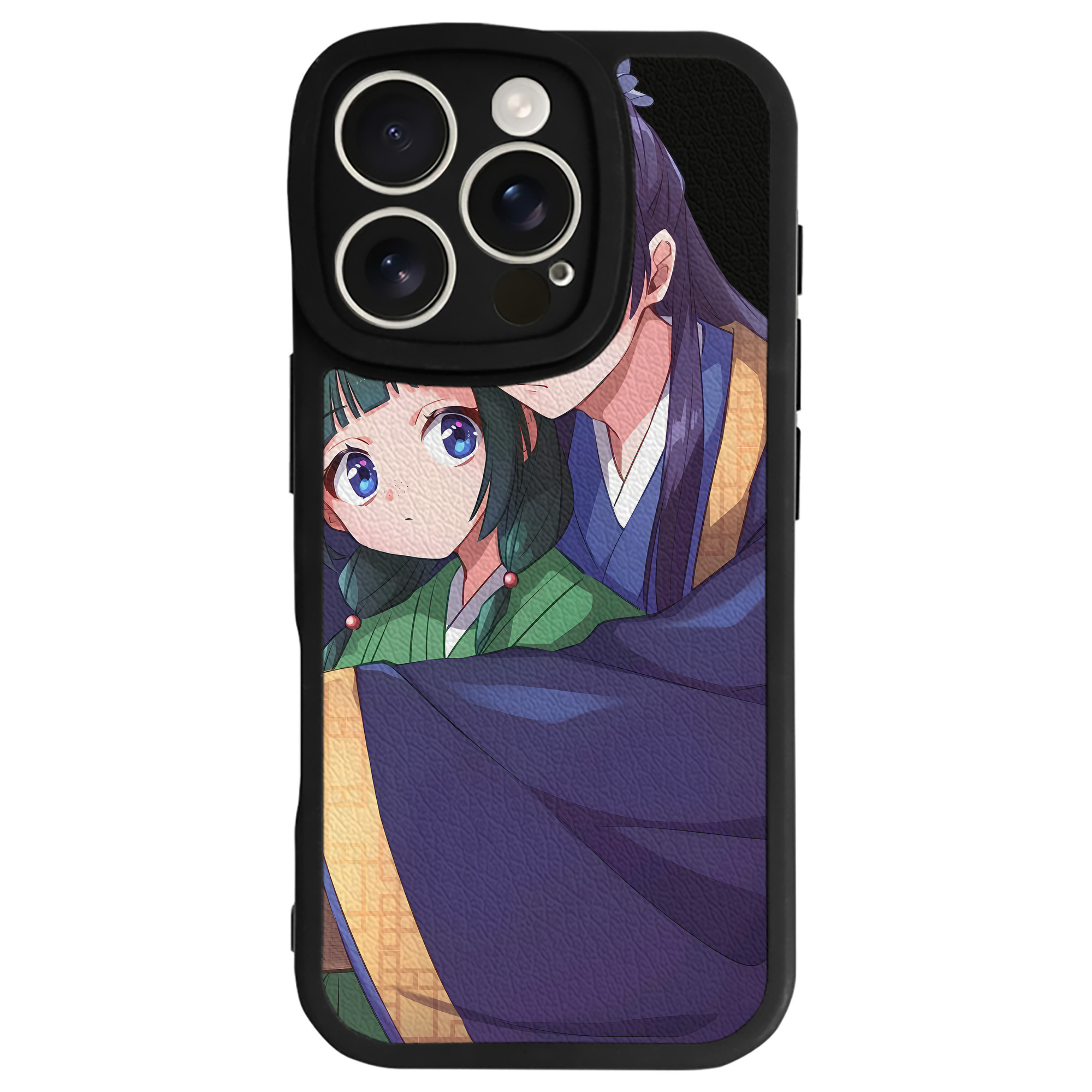 （画像用） 薬屋のひとりごと The Apothecary Diaries 【iPhone 16シリーズ対応】シリコンスマホケース（レザー調） 材質：シリコン